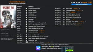 Resident Evil Requiem v1.1.2 Trainer